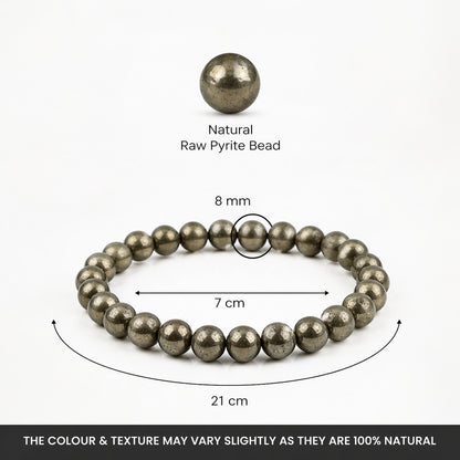 Raw Pyrite Bracelet