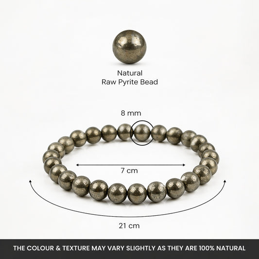 Raw Pyrite Bracelet