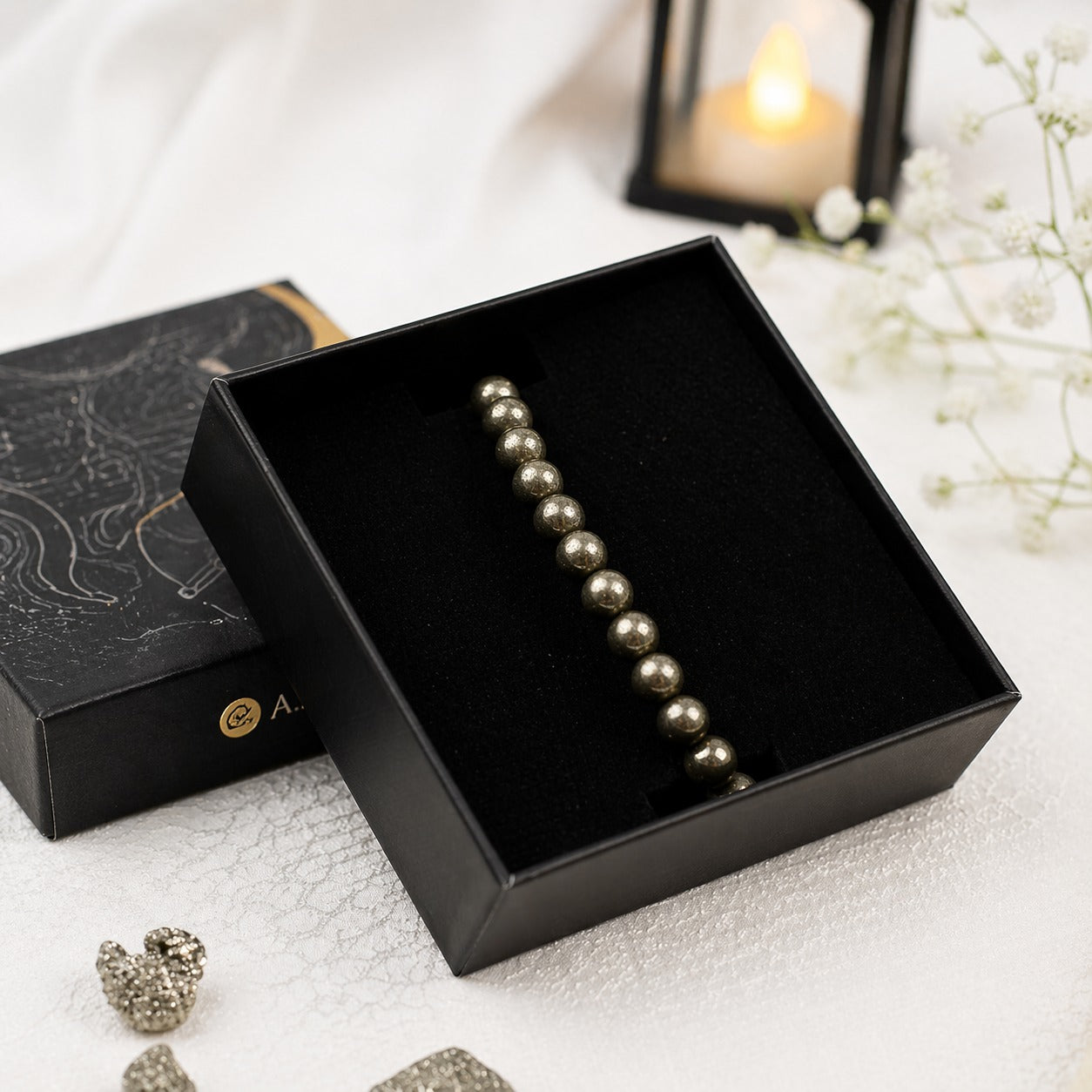 Raw Pyrite Bracelet