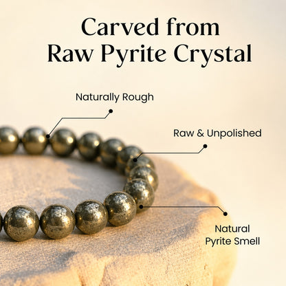 Raw Pyrite Bracelet