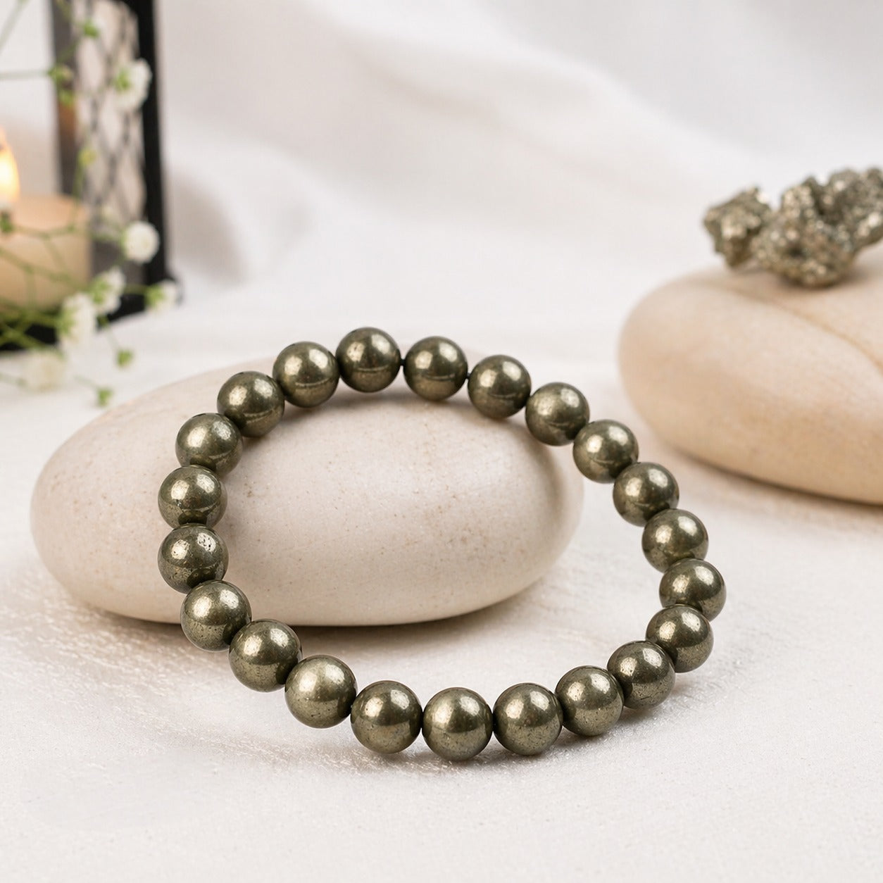 Raw Pyrite Bracelet