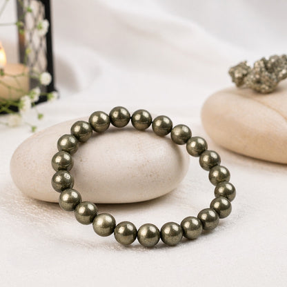 Raw Pyrite Bracelet